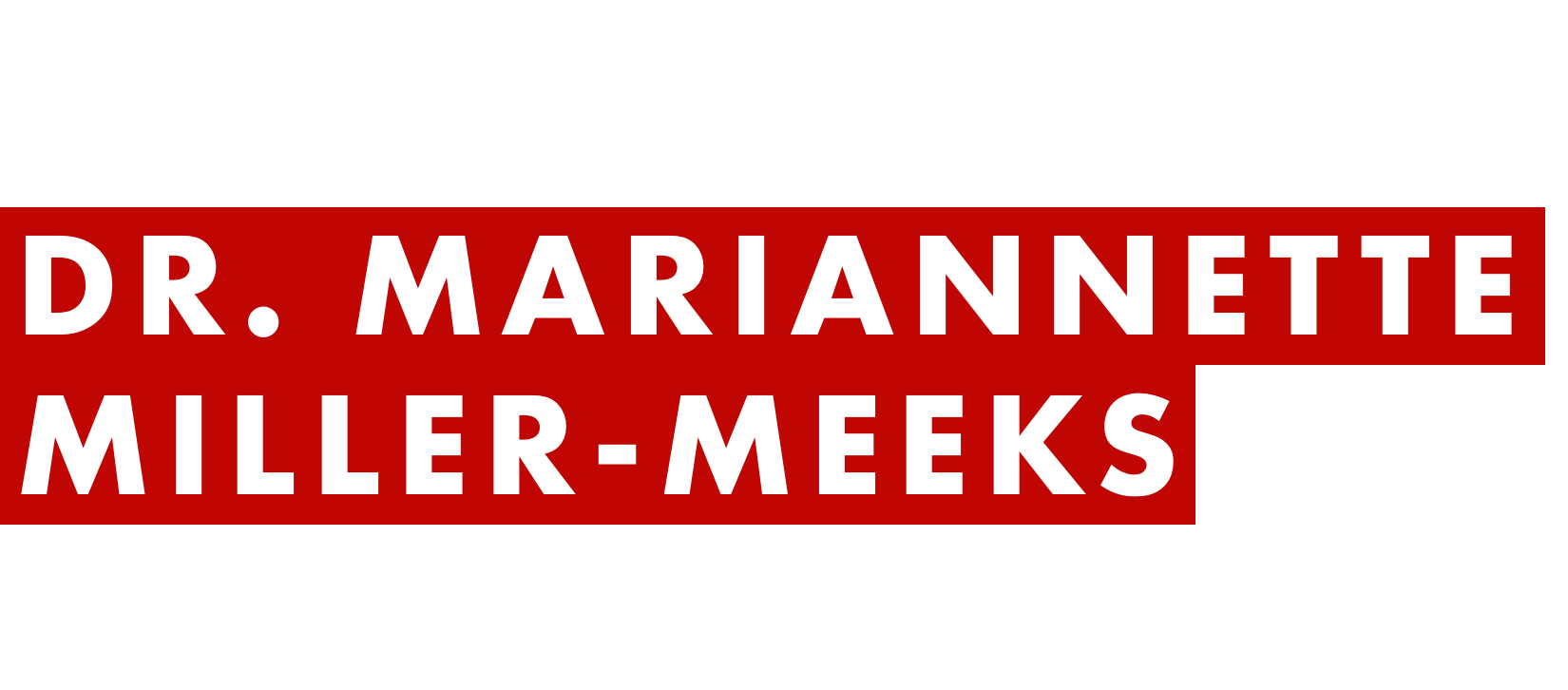 Vote for Dr. Mariannettee Miller-Meeks